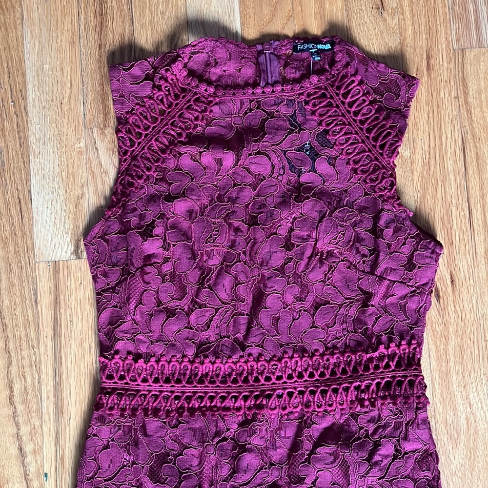 Fashion Nova Rosaleen Lace Midi Dress - Picture 5 of 14